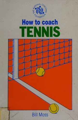 Tapa de How to coach tennis