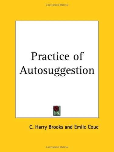 Tapa de Practice of Autosuggestion
