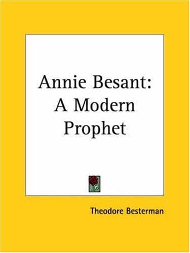Tapa de Annie Besant