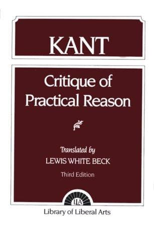Tapa de Critque of Practical Reason