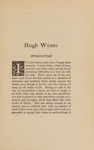 Tapa de Hugh Wynne