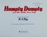 Tapa de Humpty Dumpty and Other Mother Goose Songs