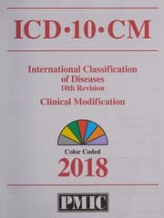 Tapa de ICD-10-CM 2018