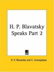 Tapa de H. P. Blavatsky Speaks, Part 2