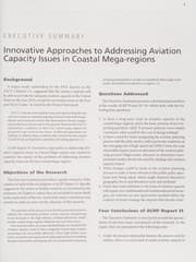 Tapa de Innovative approaches to addressing aviation capacity issues in coastal mega-regions