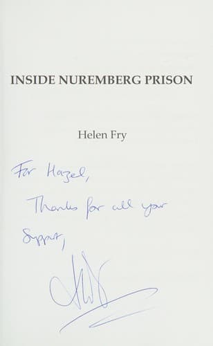 Tapa de Inside Nuremberg Prison