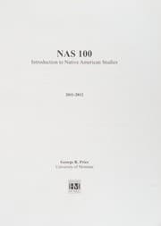 Tapa de Introduction to Native American Studies (University of Montana)