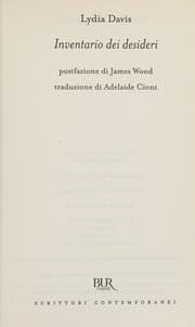 Tapa de Inventario dei desideri