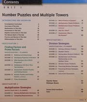 Tapa de Investigations in number,data and space Grade 5 Number Puzzles and Multiple Towers