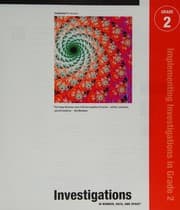 Tapa de Investigations in Number, Data and Space