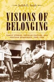 Tapa de Visions of belonging