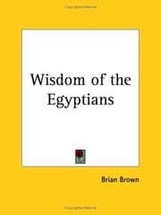Tapa de The wisdom of the Egyptians