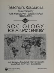 Tapa de Instructor's Manual for Sociology for a New Century