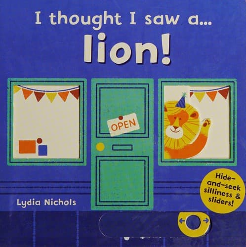 Tapa de I thought I saw a lion!