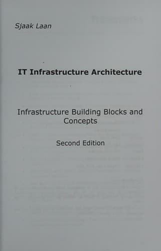 Tapa de It Infrastructure Architecture - Infrastructure Building Blocks and Concepts Second Edition