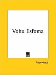 Tapa de Vohu Esfoma