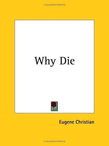 Tapa de Why Die