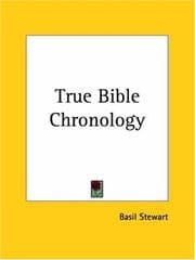 Tapa de True Bible Chronology