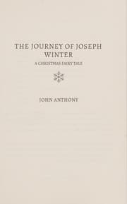 Tapa de The Journey of Joseph Winter