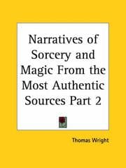 Tapa de Narratives of Sorcery and Magic From the Most Authentic Sources, Part 1