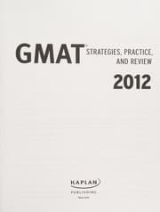 Tapa de Kaplan GMAT 2012