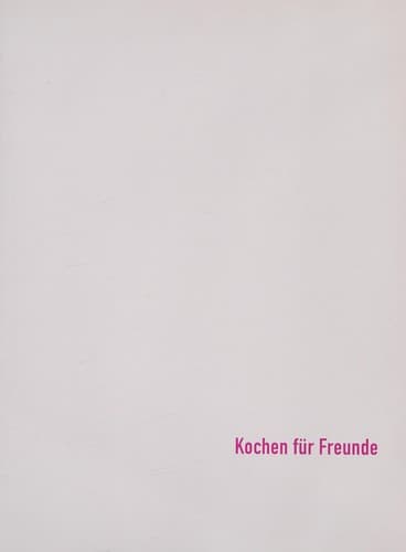 Tapa de Kochen für Freunde