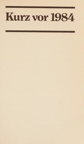 Tapa de Kurz vor 1984