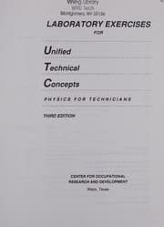 Tapa de Laboratory Exercises for Unified Technical Concepts