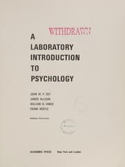 Tapa de Laboratory Introduction to Psychology