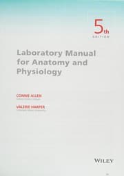 Tapa de Laboratory Manuel for Anatomy & Physiology