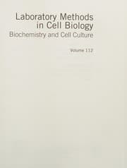 Tapa de Laboratory Methods in Cell Biology