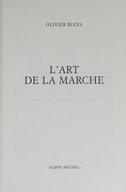 Tapa de L'art de la marche