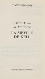 Tapa de La Sibylle de Kell (La Mallorée)