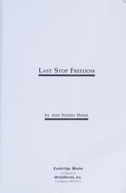 Tapa de Last Stop Freedom