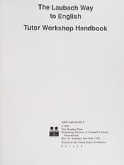 Tapa de Laubach Way to English (Tutor Workshop Handbook)