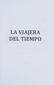 Tapa de La Viajera del tiempo