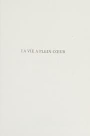Tapa de La vie à plein coeur