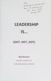 Tapa de Leadership Is... : (dot, Dot, Dot)