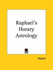 Tapa de Raphael's Horary Astrology