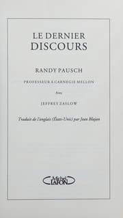 Tapa de Le dernier discours (French Edition)