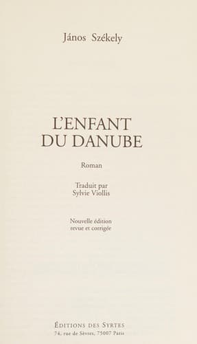 Tapa de L'enfant du Danube