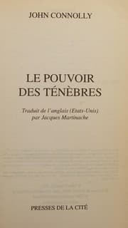 Tapa de Le pouvoir des tÃ©nÃ¨bres (French Edition)