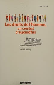 Tapa de Les droits de l'homme, un combat d'aujourd'hui