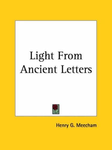 Tapa de Light From Ancient Letters