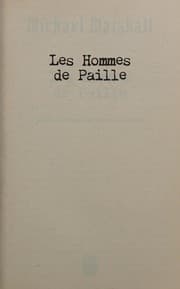 Tapa de Les Hommes De Paille (French Edition)