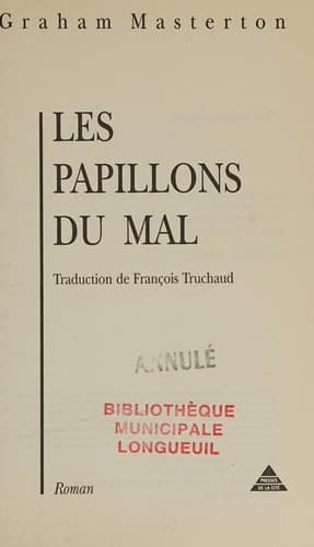 Tapa de Les Papillons du mal