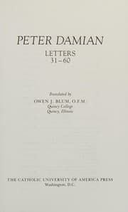 Tapa de Letters of Peter Damian 31-60