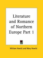 Tapa de Literature and Romance of Northern Europe, Part 1