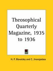 Tapa de Theosophical Quarterly Magazine, 1935 to 1936