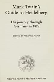 Tapa de Mark Twain's Guide to Heidelberg